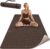 HAHE Yoga Mat Thick, 72″x32″x0.4″Th (10mm), Wide Non-Slip Exercise Mat with Carry Strap, Double-Sided POE Fitness Mat for Yoga, Pilates & Floor Workouts