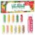 DMSKY 12 Pack Lip Balm, Natural Lip Balm Bulk with Vitamin E and Coconut Oil, Moisturizing Lip Balm for Dry Cracked Lips, Lip Balm for Stocking Stuffers – 12 Flavors