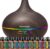 InnoGear Aromatherapy Diffuser & 10 Essential Oils Set, 400ml Diffuser Ultrasonic Diffuser Cool Mist Humidifier with 4 Timers 7 Colors Light Waterless Auto Off for Valentine’s Gift, Dark Wood Grain