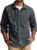 PJ PAUL JONES Men’s Button Down Shirt Texture Wrinkle Free Shirts Long Sleeve Waffle Untucked Shirt