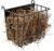 Guinea Pig Hay Feeder，Rabbit Hay Feeder with Heavy-Duty Metal Frame Hay Holder，for Bunny, Guinea Pigs,Chinchillas-6.9×4.7×6.6 inch