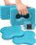 Deep-Zen® Yoga Blocks Wrist Support; Yoga Blocks 2 Pack with Knee Pads and Strap to Put Less Weight on Wrists; Durable, Versatile Yoga Brick Exercise Block Set, Blocks Yoga
