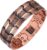 Feraco Men’s Copper Bracelet,3X Strength 99.99% Pure Copper Magnetic Bracelets with Magnets,Adjustable Length with Sizing Tool