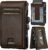 furid Genuine Leather Wallet for Men: Slim RFID Minimalist Wallets with Money Clip – Smart Pop Up Credit Card Holder for Front Pocket – Gifts for Husband Father on Birthday Anniversary
