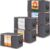 Lifewit 6 Pack Clothes Storage Bins with Lids, Foldable Blanket Storage Bags with Zippers, Clear Window and Reinforced Handles, Closet and Organization for Clothing, Sweater, Comforter, Bedding