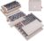 BalanceMate™ Acupressure Mat Set with 6,210 Pressure Points for Pain Relief and Relaxation Kit for Back, Neck, and Sleep – Yoga and Meditation Pillow (Soft Cream)