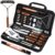 31pcs BBQ Grill Accessories Gifts for Men Dad, Heavy Duty Grilling Tools Gift Set for Father‘s Day, Stainless Steel BBQ Utensils Kit with Mats, Grill Brush in Carrying Bag Brown
