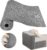 Cat Scratch Couch Furniture Protector, Adhesive Cat Scratch Pad Deterrent for Furniture, DIY Climbing Cat Scratcher Couch Protector from Cat Claws Scratching for Indoor (Light Grey, 78.7×15.8Inch)