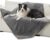 Bedsure Waterproof Dog Blankets for Extra Large Dogs – XL Cat Blanket Washable for Couch Protection, Sherpa Fleece Puppy Blanket, Soft Plush Reversible Throw Furniture Protector, 50×60, Grey