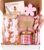DHQH Birthday Gifts for Teen, Cute Inspirational Gift Daisy Presents Set Ideas for Sister Daughter Friends, Happy Birthday Gift Basket with Ice Glass Cup for Her (Pink)