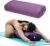 Gaiam Round Yoga Bolster Pillow, Soft Meditation Cushion for Yoga, Massage and Back Support, Breathable Cotton Fill, Zippered Microfiber Cover, Easy-Carry Handle, Machine Washable