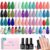 Beetles Summer Gel Polish Set – 20 Colors Red Green White Black Nude Summer Gel Nail Polish with Base Top Coat Trendy Colors Uv LED Lamp Salon DIY at Home Nails Gifts for Women Vibrant Subtle