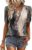 Zeagoo Women Blouses Puff Short Sleeve Tops V Neck Dressy Casual Spring Shirts Boho Floral Cute Clothes 2026