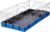 Amazon Basics – Comfortable Indoor-Outdoor Small Pet Guinea Pig Habitat Cage with Canvas Bottom, Blue, 46.65″ L x 13.78″ W x 23.62″ H