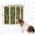 Guinea Pig Hay Feeder Wooden Rabbit Hay Feeder Big Volume Bunny Hay Holder Hanging Hay Rack with Instructions Guinea Pig Cages Accessories for Chinchilla and Ferret, Rabbit Cage Accessories