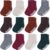 JAKIDAR 12 Pack Baby Toddler Socks Non Slip Grip Cotton Crew Socks for Boys Girls Infants Kids
