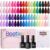 beetles Spring Gel Nail Polish Set – 36 Colors Verse of Flower Gel Nail Kit Pink White Black Red Purple Blue Yellow Gel Colors & 3Pcs Base Top Coat Soak off UV Home Salon Easter Gift for Women