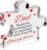 VELENTI Dad Birthday Gift – Engraved Acrylic Block Puzzle Gifts for 3.35 x 2.76 inch Cool Presents from Daughter, Son, Mom Heartwarming Men Gift, Ideas