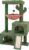 37.4″ Cactus Cat Tree Tower with Twin Cat Condos for Indoor Cats, All-in-One Activity Center with Cat Scratching Post Cozy Sleeping Perch Hammock and Toy Balls,Green …