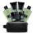 Yard House Mens Luxury Bath and Body Gift Set For Him – Skin Care Kit in Eucalyptus and Mint – Fathers Day Birthday Christmas Gifts Ideas For Men – 7Pcs Set w. Full Size Items in Leather Toiletry Bag