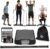 EVO Gym – Portable Home Gym Strength Training Equipment, At Home Gym | All in One Gym – Resistance Bands, Base Holds Gym Bar & Handles for Travel | Portable Gym & Home Exercise Equipment