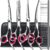 6 in1 Professional Dog Grooming Scissors Kit, Dog Shears for Grooming with Safety Round Tips, Titanium Coated Grooming Scissors for Dogs Cat Pet At Home