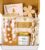 DHQH Birthday Gifts for Teen, Cute Inspirational Gift Daisy Presents Set Ideas for Sister Daughter Friends, Happy Birthday Gift Basket with Ice Glass Cup for Her (Beige)