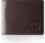 Full-Grain Leather Wallet for Men, Minimalist Slim Mens Bifold RFID Blocking Wallet with Cash Pocket, 8 Card Slots (Dark Brown)