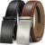 CHAOREN Leather Ratchet Belt Men 2 Pack – Customizable Fit, Effortless Style (35mm)