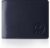 Full-Grain Leather Wallet for Men, Minimalist Slim Mens Bifold RFID Blocking Wallet with Cash Pocket, 8 Card Slots (Sapphire Navy)