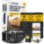 Vosker V300 Ultimate Construction Pack Outdoor Security Camera with External Solar Panel for Remote Construction Sites 4G LTE Black Single Unit with Battery