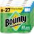 Bounty Quick-Size Paper Towels, White, 8 Family Triple Rolls = 27 Regular Rolls