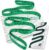 Trideer Stretching Strap with Loops & Leg Lifter, Non-Elastic PT-Style Physical Therapy Strap for Knee Replacement Rehab, Hamstring, Calf & Back Stretcher Mobility, Hip, Shoulder & Yoga