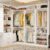 Closet Organizer System of 4 Sets with 3 Drawers, 9 Hanging Rods & 8 Shelves, 157″ Walk in Closet System, Corner Closet Organizer, Modular Standalone Closet, White