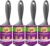 Scotch-Brite Pet Hair Pickup Extra Sticky Lint Roller, Designed for Removing Fur + Fluff on Couches, Clothes, Dog and Cat Beds, & More, 4 Pack, 192 Easy-Tear Adhesive Sheets Total