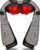 Blue Elf Shiatsu Electric Neck Back Massager Pillow 3D Kneading with Heat for Shoulder, Lower Back, Foot, Leg Muscles Pain Relief Relax in Car Office and Home (Gray)