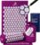 Acupressure Mat & Pillow Set – Extra-Long 29” Acupressure Therapy for Back & Neck Pain Relief, Sciatica, Stress Relief & Sleep Support – Includes Carry Bag & Hot/Cold Pack (Purple)