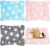 Jetec 3 Pcs Bunny Guinea Pig Beds Soft Bunny Mats Warm Guinea Pig Mat Small Animal Winter Bed Pads Fleece Sleeping Pads for Indoor Rabbit Hamster Squirrel Hedgehog Chinchilla Ferret(Star)