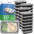 50 Pack (100-Piece) 32 oz Meal Prep Containers Reusable with Lids, Sturdy Leakproof & Food Safe, Microwave, Freezer, Dishwasher Safe Prep Containers, To Go Take Out Plastic Food Storage