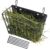 Rabbit Hay Feeder, with Heavy-Duty Metal Frame， Hay Holder for Rabbits – for Rabbits， Bunny, Guinea Pigs, Chinchillas， 9.6×4.5×6.3 inch