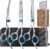 5 in 1 Upgraded Thicken Dog Grooming Scissors, Professional Dog Scissors for Grooming with Safety Round Tips, Lengnoyp Stainless Steel Thinning Shears, Pet Cat Shears for Grooming Kit