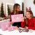 mibasies Graduation Gifts for Teen Girls Girlfriend – Mothers Day Gifts for Mom – 2PCS Gifted Box Makeup Bags – Cosmetic Bag for Travel Toiletry – Teen Girl Gifts Trendy Stuff Teacher Gift – Pink A