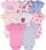 Onesies Brand baby-girls 8-pack Short Sleeve Mix & Match Bodysuits