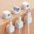 Picozon 6 Pack Magnetic Cable Clip Organizer Cord Holder, Picozon Adhesive Cable Management, Wire Phone USB Charger Cable Holder Keeper Organizer for Car, Office Home Desktop, Wall, Night Table