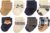 Hudson Baby baby-girls Cotton Rich Newborn and Terry Socks