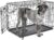 MidWest Homes for Pets 36-Inch iCrate for Medium-Large Breeds, 41-70 lbs, Double Door Folding Dog Crate with Divider Panel, Leak-Proof Tray & Secure Latches, Portable, Durable & Easy to Assemble