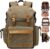 Padwa Lifestyle Khaki Camera Backpack – Professional DSLR & UAV Camera Bag,Anti Theft Canvas Camera Backpacks with Rain Cover,Large Capacity Photography Travel Camera Bag with Multi Compartments