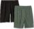 Amazon Essentials Men’s Athletic Basketball Gym,Performance Tech Loose-Fit Training Shorts, Pack of 2