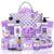Gift for Women, Spa Gift Baskets for Women – 17pcs Lavender Sets with Body Lotion, Bubble Bath, Relaxing Bath Sets, Birthday Christmas Gifts for Her, Spa Kit for Mom Wife Sister Friend