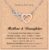 Shonyin Everlasting Heart Necklace for Women Girls Mother (Bonus) Daughter (Sons) Girlfriend Grandma Granddaughter Mother Daughter in Law Sister (in Law) Soulmate Wife Birthday Christmas Gifts